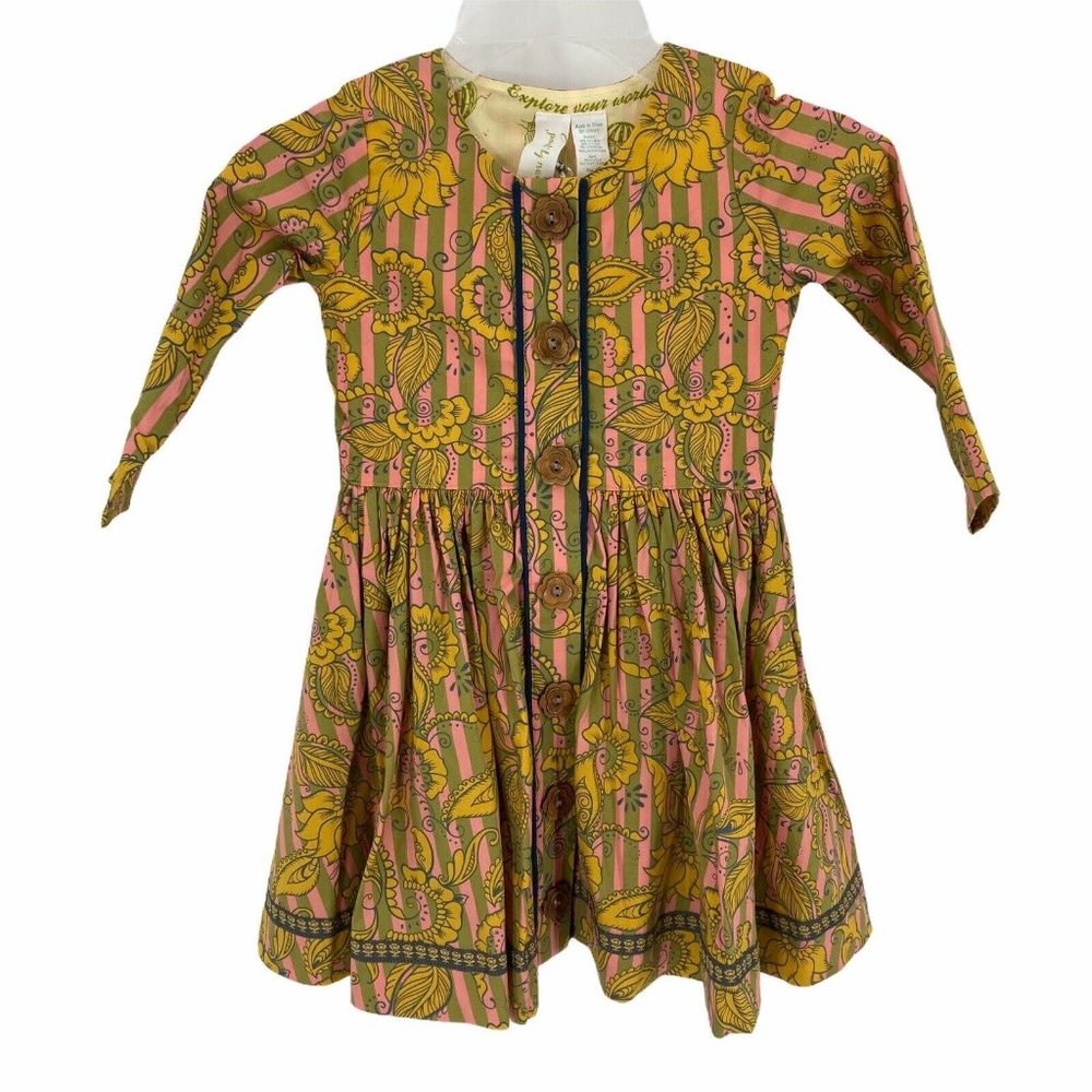 Matilda Jane Girls Sz 2 Rose Gold Floral Dress NEW